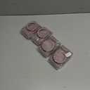 4 x Easy Hood Camera Case for Canon Powershot G7 X Mark III Digital Camera, Silicone Soft Camera Case with Button Marker Removable Lens Cover G7X Protective Body Skin - Tiffany Pink