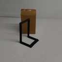 Red Co. 8 Decorative Metal Display Plate Stand and Art Holder Easel in Black Finish
