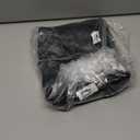 Valentine's Day Gifts for Women Girlfriend Initial Makeup Bag for Teen Girls Personalized Gifts for Friend Teacher Mom Wife Cosmetic Travel Toiletry Bag(Black,S)