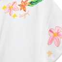 Desigual Girls' Ts_CRIS (White), Size 3/4