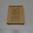 Digital AM FM Weather Band Radio with Flashlight,850mAh Rechargeable Portable Pocket Radio with Best Reception,LCD Screen, Back Clip,Stereo Earphone Jack, SOS Alarm,Sleep Timer for Jogging,Walking