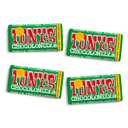 Tonys Chocolonely Belgian Milk Chocolate Hazelnut Candy Bar for Snacks, Chocolate Bars for Party Favors, Gifts, or Gift Basket, 32% Cacao, Made From Quality Fairtrade Cocoa, 4 Bars, 6.35 Oz Each (EXP 09/23/26)