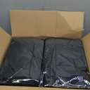 Spandex Table Cover for 6 foot Rectangle Tables-6 Pack Fitted Stretch Black Tablecloth-Elastic 6ft Folding Tablecloths for Party, Vendor Booth Display, Banquet Buffet Event, Craft Trade Show