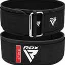 RDX Weight Lifting Belt - AUTO LOCK 4 Premium Adjustable Gym Belt for Olympic Cross Training - Support for Men Women Functional Fitness Workout - WOD Powerlifting Bodybuilding Weightlifting Deadlift (XL, Black)
