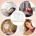 3 x 30pcs Castor Oil Belly Button Patch, Non-Woven Fabric 2.76x2.76in Castor Oil Cover Pads Good Absorbency Organic Cotton Disposable Self-Adhesive Pack Wrap No Leakage (Oil Not Included)