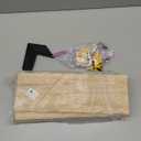 WOPITUES Wood Floating Shelves Set of 6, Shelves for Wall Decor, Farmhouse Shelf for Bedroom, Bathroom Storage Shelves, Book Shelves for Living Room - Rustic Brown (16.5 Inch)