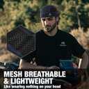MELASA Cooling Skull Cap Breathable Sweat-Wicking Under Helmet | Lightweight, Quick-Dry, Snug Fit, No Slipping for Men Women Cycling, Outdoor Work Hard Hat Liner, Motorcycling, Sports