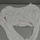 Kindcall Crop Tops for Women Casual Gym Workout Exercise Clothes Cute Trendy Tops for Women White Large S