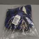 Malier Classic Plaid Fleece Dog Jacket with Pocket - Windproof Warm Coat for Small to Large Dogs (Blue, XXX-Large)