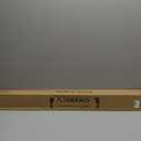 Silent Double Curtain Track Ceiling Mount 6'/8'/10'/12'/15', Wide 4" White Aluminum track Curtains Rail, Bedroom/Window/Hotel Drop Ceiling Curtains Tracks (without curtains & hooks) (Double, 8ft)