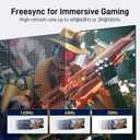 acer USB C to DisplayPort Cable 6.6 FT (4K@60HZ 2K@165Hz), Type-C to DisplayPort Cord (Sturdy Aluminum, Plug & Play) Thunderbolt 3/4/5 Compatible with MacBook Pro/Air, iPhone 16 Pro/Max, XPS, Surface