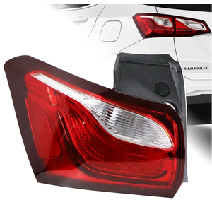 Tail Light Assembly Halogen Type Compatible with Chevy Equinox 2018 2019 2020 Left Driver Side Taillight Outer Replace 84769835