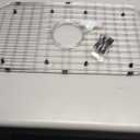 Serene Valley Sink Protector Grid 26-1/16" x 14-1/16", Centered Drain with Corner Radius 3-1/2", 304 Stainless Steel Material NLW2614C