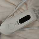 Electric Heated Blanket Throw Size 5060, Breathable & Luxurious Flannel, Soft Warm Gift with Over-Heat Protection,4 Heating Levels & 3 H Auto Shut Off, Machine Washable, White