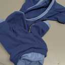 PUMYPOREITY Cat Hair Sticky Shirt  Breathable & Lightweight, Reduces Shedding Fur Pajamas, Prevents Licking Wounds After Surgery, Blue, L