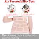 Trendyline Women Postpartum Girdle Corset Recovery Belly Band Wrap Belt,Beige Nude, Medium