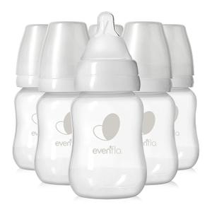 Evenflo Feeding Premium Proflo Venting Balance Plus Standard Neck Baby, Newborn and Infant Bottles - Developed by Pediatric Feeding Specialists - 4 Ounce (Pack of 6)