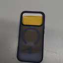 Miracase Magnetic for iPhone 17 Pro Case 6.3" with Screen Protector, [Compatible with MagSafe] Military-Grade Protection, Anti-Fingerprint, Slim Thin Phone Case for 17 Pro Cover, Dark Blue