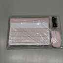 Keyboard Case for Samsung Galaxy Tab S11-11 Inch 2025, (SM-X730/SM-X736/SM-X736B) Mouse and Detachable Keyboard Slim Case with S Pen Holder - Pink