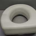Cardinal Health CBAS0026 Elevated Toilet Seat Without Clamp, 4.5IN, 300LB, Case of 3