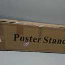 WHAUU 2Pack Sign Holder Display Stand,Heavy Duty Adjustable Pedestal Sign Stand Up to 75 inch,Double-Sided for Board & Foam,Sign Stand with Base,Fit Wedding,Restaurant,Business(Poster not Included)