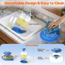 Incubator for Hatching Eggs-18 Egg Incubator with Automatic Egg Turning and Humidity Control 360View Incubadora De Huevos,Ducks,Goose,Pigeon,Quail Incubator for Home,Farm,Lab,Science Classroom