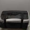 Foam Camping Mattress - Portable Sleeping Pad for Camping, Tent, Car & Floor - Washable Cover & Roll Up Travel Bag - Cot Mattress for Travel & Guests