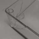 Betoveren 2 Tier Utility Rolling Cart Storage Organizer with Wheels Under Desk Mobile Bathroom Cart Organizer for Office Bathroom Home Kitchen Organization Transparent (Width 8.85 Inches)