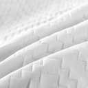 R.SHARE White Queen Size Quilt Bedding Sets with Pillow Shams, Boho Full Lightweight Soft Bedspread Coverlet, Quilted Blanket Thin Comforter Bed Cover for All Season, 3 Pieces, 90x90 inches