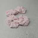 Ivyu Microfiber Hair Drying Scrunchies Towel Fiber - Buns Large Scrunchie for Curl Hair for Bed Shower Warp Wet Anti Frizz Hair Products Absorbent Fast Terry Cloth Scrunchy Gifts For Women Girls Pink
