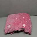 Glow in The Dark Blanket for Kids Unique Birthday Gifts for Girls Boys Teens Soft Cozy Warm Fuzzy Cute Throw Blanket All Seasons Pink Glowing Stars Blankets for Couch Sofa Bed 50"×60"