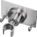 Shower Head Holder All Metal Strong Adhesive and Drilling Screws Two Installation Methods, Adjustable Handheld Shower Head Mount,Stainless Steel Hand held Showerhead Wand Bracket