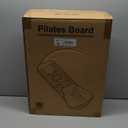 Canlanmu Pilates Board, Multifunctional Rebound Abdominal Board, Foldable Pilates Reformer Set, Ab Core Trainer Machine, Ab Exercise Board, Abs Workout Equipment for Women Home Gym Equipment, Black