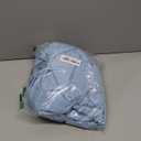 Wokceer 7.2FT Round Backdrop Cover Round Arch Covers with Buckles Polyster Dusty Blue Circle Balloon Arch Cover for Wedding Birthday Party Ceremony Decor