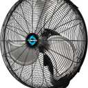 Tornado 20 Inch Professional High-Velocity Oscillating Wall Fan  Ideal for Industrial, Commercial, and Residential Use  3-Speed Settings, 5250 CFM, UL Safety Certified