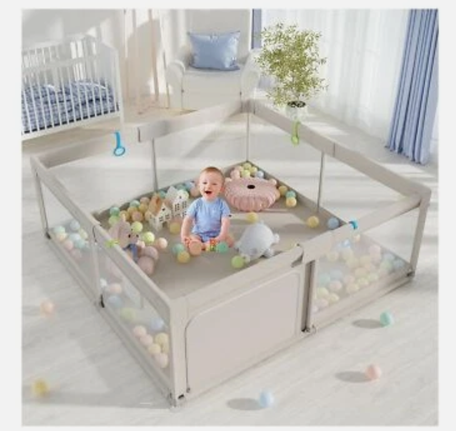 Baby Playpen, Playpen for Babies and Toddlers, Extra Large Playpen.
