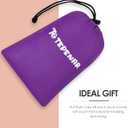 TEPENAR Hair Dryer Bonnet Attachment: Upgraded Extra Large Hooded Dryer Adjustable Hair Dryer Caps - Easy to Use for Natural Curly Textured Hair Care Styling Fast Drying - Purple