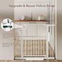 29-43" Baby Gate for Stairs, 36" Tall Dog Gate Indoor, Pressure Mountd Baby Gates with Auto-Close/Hold-Open Features and Anti-Trip Pedal, Safety Kids Gate for Doorways, House, Stairs