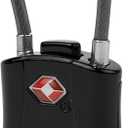 Travelon TSA Accepted Luggage Cable Lock, Black, One Size