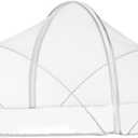 Baby Crib Net Foldable Removeable Canopy Breathable,Universal,Portable, Cot Netting Cover for Home Travel, Crib,Bed, White M