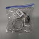 Palksky Silicone Mason Jar Sippy Cup Lids, Regular Mouth Mason Jar Drinking Lids for Toddlers, Reusable Leak-Proof Bottle Nipples for Baby & Kids Transition Cups, 2 Pack