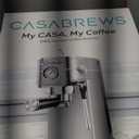 CASABREWS CM5418 Espresso Machine 20 Bar, Compact Espresso Maker with Steam Milk Frother, Stainless Steel Coffee Machine with 34oz Removable Water Tank for Cappuccino, Gift for Women or Men, Silver