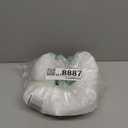 Hookless Fabric 3-in-1 Shower Curtain Set with PEVA Its A Snap! Snap-In Liner and Window, 71x74 In., White/Black