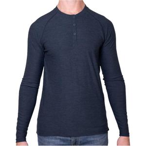 MERIWOOL Men's Base Layer Long Sleeve Henley - Lightweight Merino Wool Thermal (S)