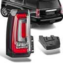 FOMIUZY Tail Lights Fit For GMC Yukon Yukon XL Denali 2015 2016 2017 2018 2019 2020 Rear Left Driver Side Brake Taillight Assembly LED Back Up Lamp Lens Cover Replaces 84536242 GM2800268 23380459