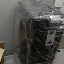 simplehuman 40 Liter / 10.6 Gallon Slim Kitchen Step Trash Can With Secure Slide Lock, Black Plastic