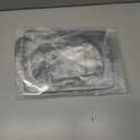 4 packs Clear Pouches for Bogg Bag Accessories Clear Beach Tote Bag Storage Travel Cosmetic Organizer (Black)