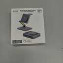 4 in 1 Wireless Charging Station for Samsung, Foldable Aluminum Magnetic Charger with LED Light for Samsung Galaxy S25/Ultra/S24/S23/S22, Galaxy Watch 8/7/6/5, Galaxy Buds/Pro (Grey)