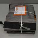 4 Pack Moving Bags Heavy Duty, 115lb Capacity Storage Bags for Clothes, Large Packing Tote with Strong Handles, Internal Compression Straps, Alternative to Moving Boxes -103L,Grey and Black