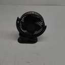 USB Personal Clip on Fan 5000mAh Battery Operated 6in, Type C, 3 Speed, 720 adjustment, Small Portable Fan for Table, Bedroom, Desk, dormitory, Camping, Stroller, Golf Cart